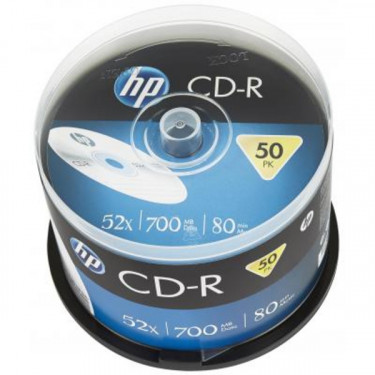 Диск CD-R, 700MB, 52Х, 50 шт, Spindle HP (69307 /CRE00017-3)
