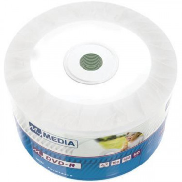 Диск DVD-R, 4.7GB, 16х, 50 шт, Wrap Printable MyMedia (69202)