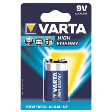 Батарейка 6LR61, Long life, Power Alcaline Varta (04922121411)