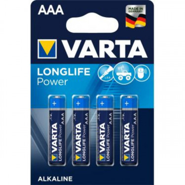 Батарейка AAA, Longlife, Alkaline * 4 Varta (04903121414)