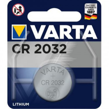 Батарейка CR2032 літієва блістер, 1 шт,  Varta (06032101401)