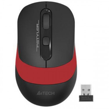 Миша бездротова, F10, Fstyler, USB, чорно-червона A4tech
