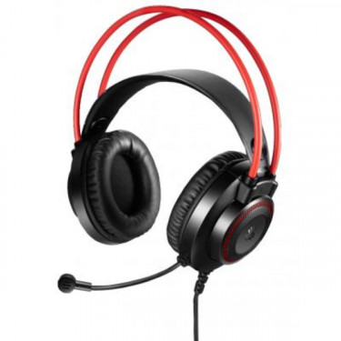 Навушники ігрові, з мікрофоном, Bloody, G200S чорно-червоні A4tech