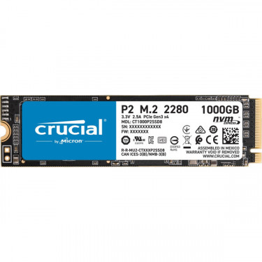 Твердотільний накопичувач SSD M.2 NVMe 1000GB Crucial (CT1000P2SSD8)