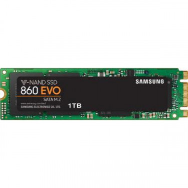 Твердотільний накопичувач SSD M.2 860 EVO 1TB Samsung (MZ-N6E1T0BW)