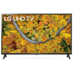 Телевізор 43" 43UP75006LF, Smart, 4К, WebOS, LED, чорний, LG (43UP75006LF)