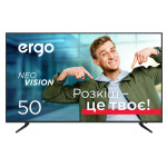 Телевізор 50" 50DUS6000, Smart, 4K, Android, LED, чорний, ERGO (50DUS6000)
