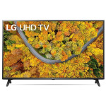 Телевізор 55" 55UP75006LF, Smart, 4К, WebOS, LED, чорний, LG (55UP75006LF)