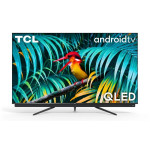 Телевізор 65" 65C815, Smart, 4К, Android, QLED, сріблястий, TCL (65C815)