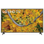 Телевізор 75" 75UP75006LC, Smart, 4К, WebOS, LED, чорний, LG (75UP75006LC)