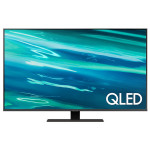 Телевизор 50" QE50Q80AAUXUA, Smart, 4К, Tizen, QLED, серый, SAMSUNG (QE50Q80AAUXUA)