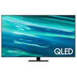 Телевизор 75" QE75Q80AAUXUA, Smart, 4К, Tizen, QLED, серый, SAMSUNG (QE75Q80AAUXUA)