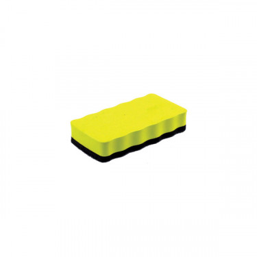 Губка для дошок з магнітом, EVA 10,5х5,5х2 см жовта H-Tone (JJ41154)