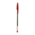 Ручка кулькова 0,7 мм, червона, уп. 50 шт H-Tone (JJ20103-red)