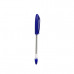 Ручка кулькова 0,7 мм, з грипом, синя, уп. 50 шт H-Tone (JJ201307-blue) Фото 1