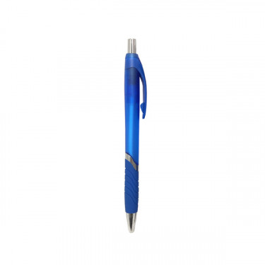 Ручка кулькова автоматична 0,7 мм, з грипом, синя, уп. 12 шт H-Tone (JJ20163)