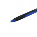 Ручка кулькова автоматична 0,7 мм, з покриттям софт, чорний корпус, синя, уп. 12 шт. H-Tone (JJ20165) Фото 1