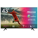 Телевізор 43" 43A7100F, Smsrt, 4K, Vidaa, LED, чорний, HISENSE (43A7100F)