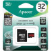 Карта пам'яті 32GB MICROSDHC Class 10 UHS-I U1 Apacer (AP32GMCSH10U5-R) Фото 3