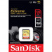 Карта пам'яті 128GB SDXC C10 UHS-I U3 R150/W70MB/s Extreme SanDisk (SDSDXV5-128G-GNCIN) Фото 1