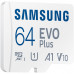 Карта пам'яті 64GB microSDHC C10 UHS-I R130MB/s Evo Plus + SD адаптер Samsung (MB-MC64KA/RU) Фото 3
