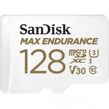 Карта пам'яті 128GB microSDXC C10 UHS-I U3 V30 R100/W40MB/s Max Endurance SanDisk (SDSQQVR-128G-GN6IA)