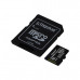 Карта пам'яті 512GB microSDXC C10 UHS-I U3 A1 R100/W85MB/s + SD Kingston (SDCS2/512GB) Фото 1