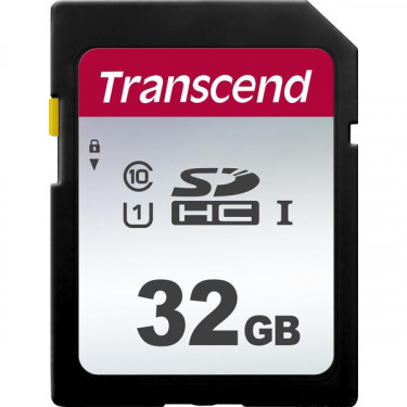 Карта пам'яті 32GB SDHC C10 UHS-I R100/W20MB/s Transcend (TS32GSDC300S)