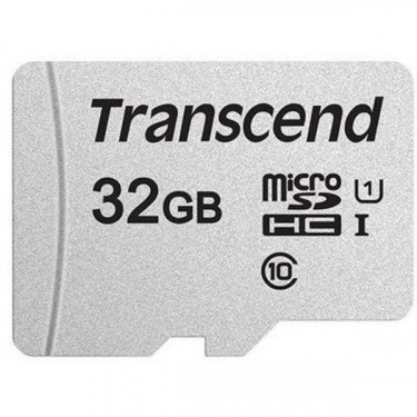Карта пам'яті 32GB microSDHC C10 UHS-I R95/W20MB/s + SD адаптер Transcend (TS32GUSD300S-A)