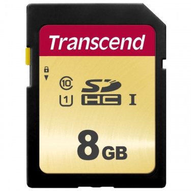 Карта пам'яті 8GB SDHC C10 R20MB/s Transcend (TS8GSDC300S)