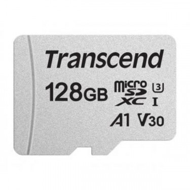 Карта пам'яті 128GB microSDXC C10 UHS-I R95/W45MB/s Transcend (TS128GUSD300S)