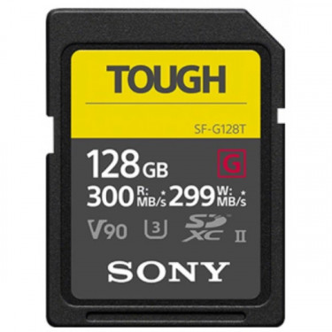 Карта пам'яті 128GB SDXC C10 UHS-II U3 V90 R300/W299MB/s Tough Sony (SFG1TG)