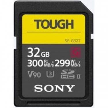 Карта пам'яті 32GB SDHC C10 UHS-II U3 V90 R300/W299MB/s Tough Sony (SF32TG)