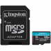 Карта пам'яті 128GB microSDXC C10 UHS-I U3 A2 R170/W90MB/s + SD адаптер Kingston (SDCG3/128GB) Фото 1