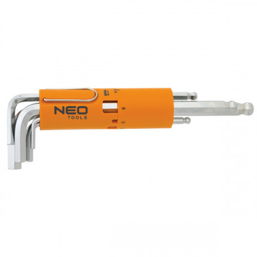 Ключі шестигранні, 2.5-10 мм, набір 8 шт. Neo Tools (09-523)