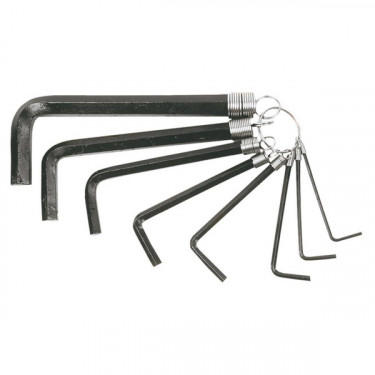 Ключі шестигранні, 2-10 мм, набір 8 шт. Top Tools (35D055)