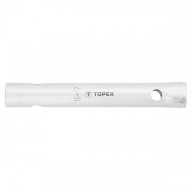 Ключ торцевий двосторонній трубчастий 16 х 17 мм TOPEX (35D935)