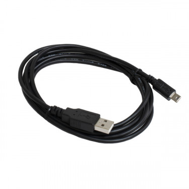 Кабель USB 2.0 AM-Mini 5 pin M, 1,8 м, чорний Patron (PN-USB-MINI-18)