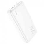 Зовнішній акумулятор Power Bank Hoco Type-C PD 20W+Quick Charge 3.0 20000 mAh White (J87A)