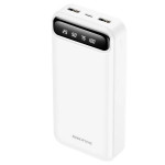 Зовнішній акумулятор Power Bank Borofone 2xUSB 20000 mAh White (BJ14A)