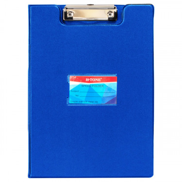 Кліпборд-папка А4, PVC, синя H-Tone (JJ40917-blue)