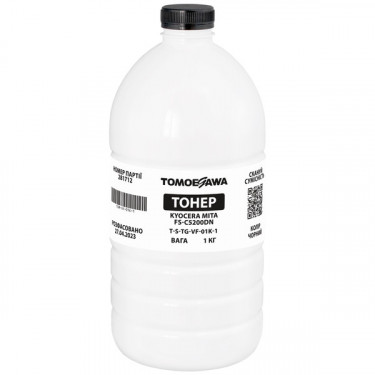 Тонер Kyocera Mita FS-C5200DN флакон, 1 кг, чорний Tomoegawa (TSM-VF-01K-1)