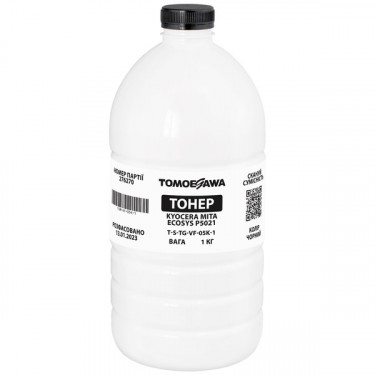 Тонер Kyocera Mita Ecosys P5021 флакон, 1 кг, чорний Tomoegawa (TSM-VF-05K-1)