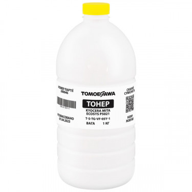 Тонер Kyocera Mita Ecosys P5021 флакон, 1 кг, жовтий Tomoegawa (TSM-VF-05Y-1)