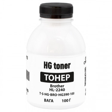 Тонер Brother HL-2240 флакон, 100 г HG toner (TSM-HG390-100)