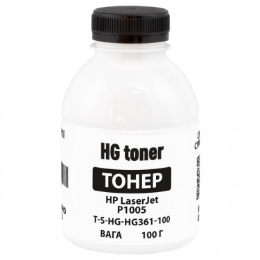 Тонер HP LaserJet P1005 флакон, 100 г HG toner (TSM-HG361-100)