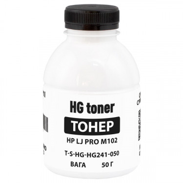 Тонер HP LJ Pro M102 флакон, 50 г HG toner (TSM-HG241-050)
