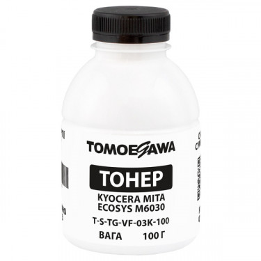Тонер Kyocera Mita Ecosys M6030 флакон, 100 г, чорний Tomoegawa (TSM-VF-03K-100)
