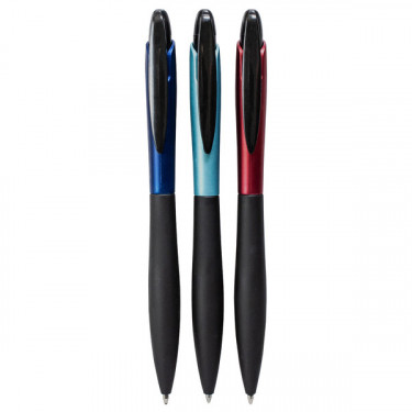 Ручка кулькова автоматична, 0,7 мм, H-Tone (JJ201338-blue)