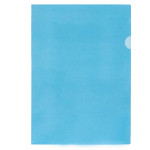 Папка-кутик пластикова А4, синя H-Tone (JJ40936-blue)